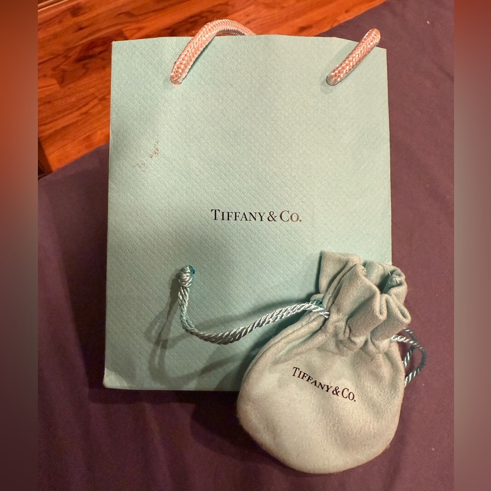 100% Authentic Tiffany & Co, shopping bag and dust bag